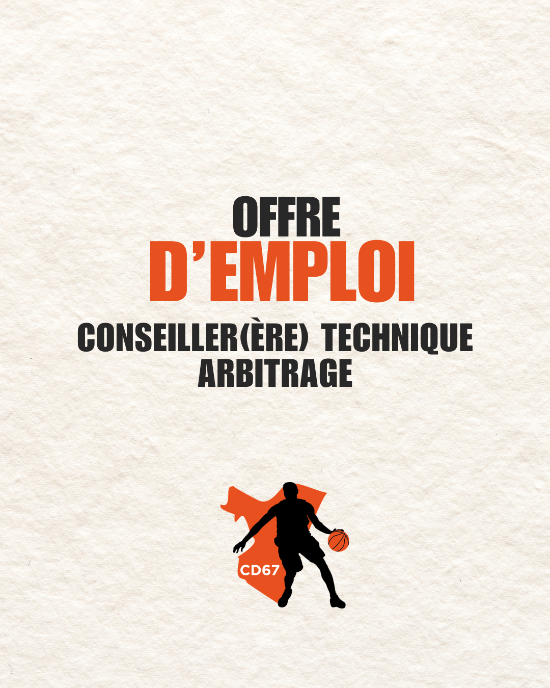 OFFRE D’EMPLOI – Conseiller(e) Technique Arbitrage (CTA)